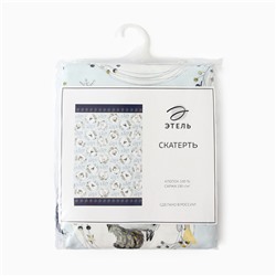 Скатерть новогодняя «Этель» Snow animals 149×180 см с ГМВО, 100%хл, 190 г/м²