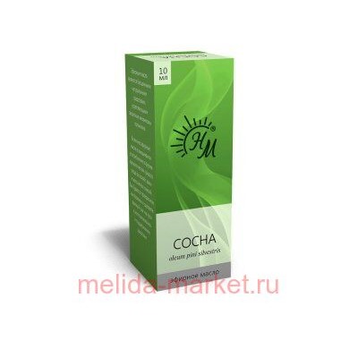 НАТУРАЛЬНЫЕ МАСЛА Масло Сосна 10 мл/эфирное в инд.уп./