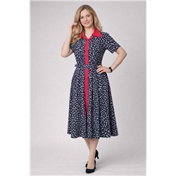Женское платье 39065 / темно-синий