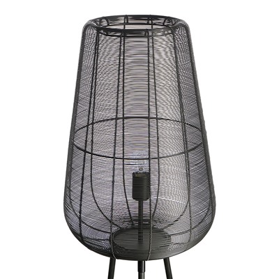 Торшер Vinger, 135 см, черный