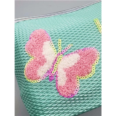 Sunflower Косметичка женская лодочка с пайетками Love 11653-8, мятный