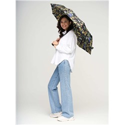 R348-4104 OrchidsBlack (Орхидеи) Зонт женский автомат Fulton