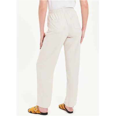 Wide Leg Linen Trousers