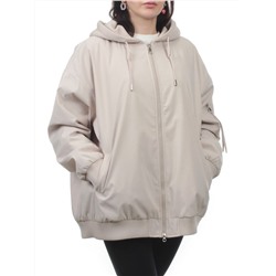H24-283 LT. BEIGE Куртка демисезонная женская (100 гр. синтепон)