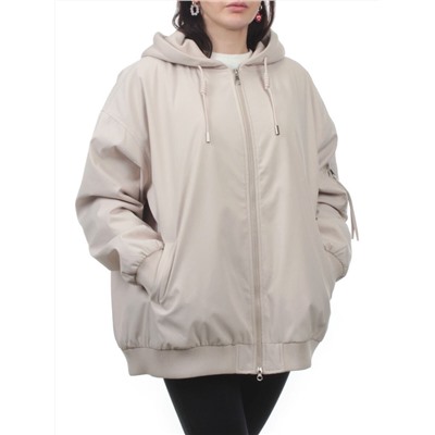 H24-283 LT. BEIGE Куртка демисезонная женская (100 гр. синтепон)