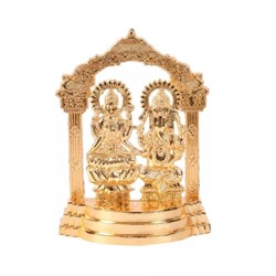 Статуэтка Лакшми Ганеша, Gold Plated Laxmi Ganesh Idol Showpiece, произв. Collectible India