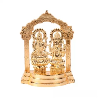 Статуэтка Лакшми Ганеша, Gold Plated Laxmi Ganesh Idol Showpiece, произв. Collectible India