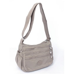Сумка женская текстиль BoBo-3110,  1отд,  плечевой ремень,  серый 266010