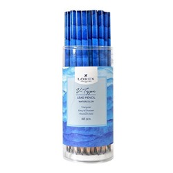 Карандаш ч/гр HB LOREХ V-TYPE WATERCOLOR  трехгр  LXLPVT-WT/48/Китай