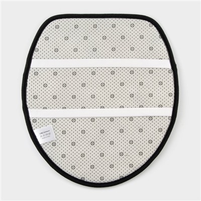Коврики для ванны и туалета Доляна «Мрамор», 3 шт., 50×80, 45×50, 38×43 см, серые
