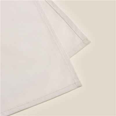 Простыня 1.5 спальная SL Home Percale 300ТС, 160×235 см, молочная, хлопок 100%