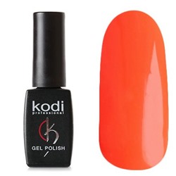 Kodi Гель-лак №077, неоново-оранжевый, плотный, 8 мл