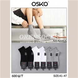 НОСКИ МУЖСКИЕ ХЛОПОК ЧЕРНОГО ЦВЕТА OSKO B2212