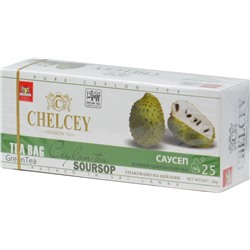 CHELCEY. Soursop green tea карт.пачка, 25 пак.