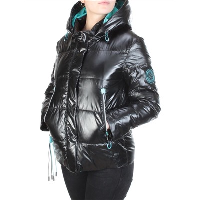 8262 BLACK Куртка демисезонная женская BAOFANI (100 гр. синтепон)