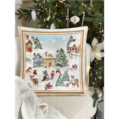 Зима в Простоквашино Наволочка 45х45 см 2106099