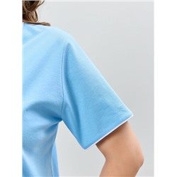 Женская пижама Узор-2 П-502 / голубой