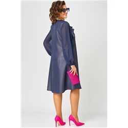 Платье EVA GRANT 7322А т.синий