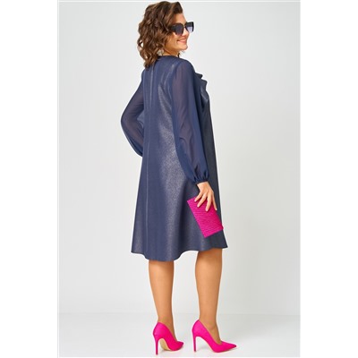 Платье EVA GRANT 7322А т.синий