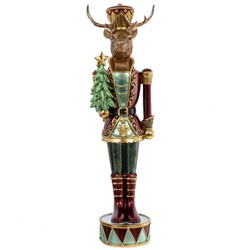 GAEM Фигурка декоративная "Солдатик-олень", L11 W9 H41 см