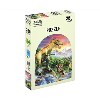 Пазл  260 эл. ТРИ СОВЫ "Юрский период"