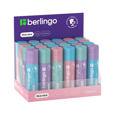Клей-карандаш Berlingo "Haze", 08г, ПВП