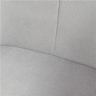 Лаунж-кресло Aline, шенилл, светло-серое