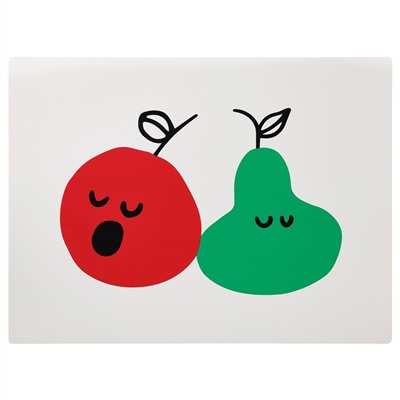 GRÖNFINK, Tischset, rot/grün,, 30x40 cm