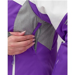 Горнолыжный костюм женский зимний УЦЕНКА фиолетового цвета 02810F