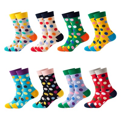 Tide, demi-season socks for beloved, mid-length, European style, wholesale