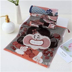 Gauze children's cotton towel for face washing, scarf for home use