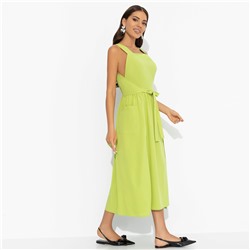 Сарафан с завязками на запах, Захватывающе стильная (лайм)