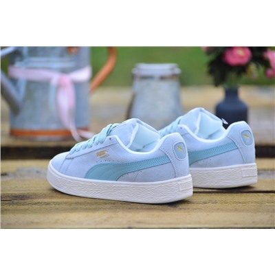 Зимние PUMA Suede из натуральной замши