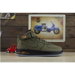 Зимние Nike из натуральной матовой кожи