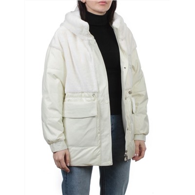 M24-209 MILK Куртка демисезонная женская (100 гр. холлофайбер)