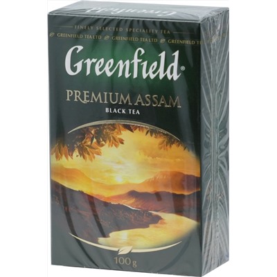 Greenfield. Premium Assam 100 гр. карт.пачка