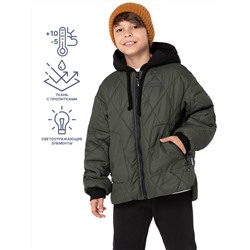 Куртка утепленная для мальчика NIKASTYLE 4м6524 хаки Nikastyle