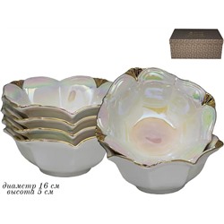 105-696 Набор из 6 салатников 15см  ПЕРЛАМУТР в под.уп.(х12)