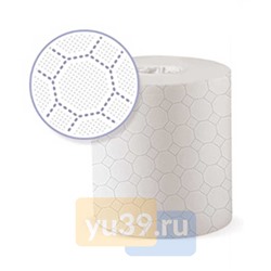 Бумажное полотенце BELUX PRO, 2 сл., 150 метров, с тиснением соты, втулка