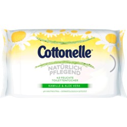 Cottonelle Туалетная бумага feucht Natürlich Средство для уходаnd, 42 шт