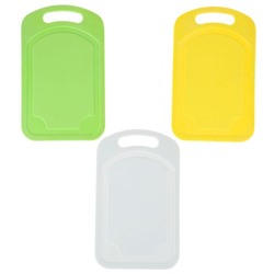 Доска разделочная Доляна «Дуга», прямоугольная, 25×15 см, пластик, оранжевая