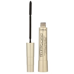 2 L'Oreal. Тушь д/ресниц TELESCOPIC Черная (ЗОЛОТОЙ ФЛАКОН)