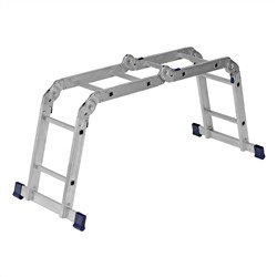 Лестница шарнирная алюминиевая, 4 х 2 ступени, Сибртех