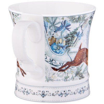 НАБОР КРУЖЕК LEFARD "CHRISTMAS" 2 ШТ. 320 МЛ ОЛЕНЬ (КОР=24ШТ.)