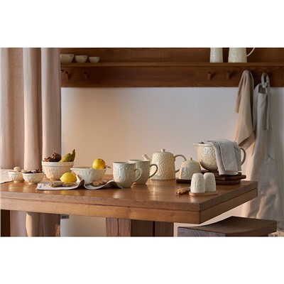 Чаша Birds of Paradise, 850 мл, кремовая