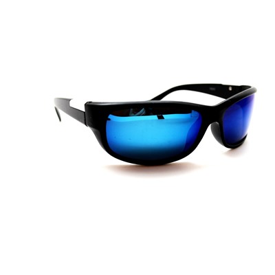 Поляризационные мужские 2019 - спорт Polarized 3010 черный матовый синий