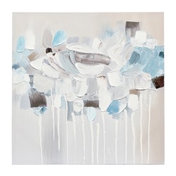 Панно декоративное Fleur, 60х60 см, голубое