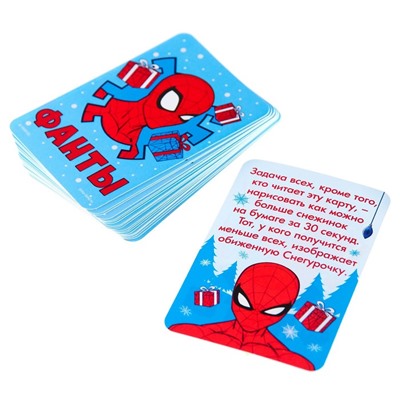 Игра Фанты "Новогодние",  Человек-Паук, 9,3х8,8х1 см