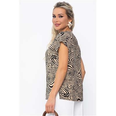 Блуза Покоряя сердца (зебра) Б13539-1М