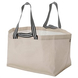 GÖRSNYGG, Tasche groß, hellbeige,, 57x37x39 cm/71 l
